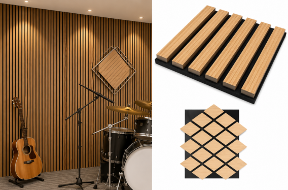 Wooden Slat Acoustic Panel