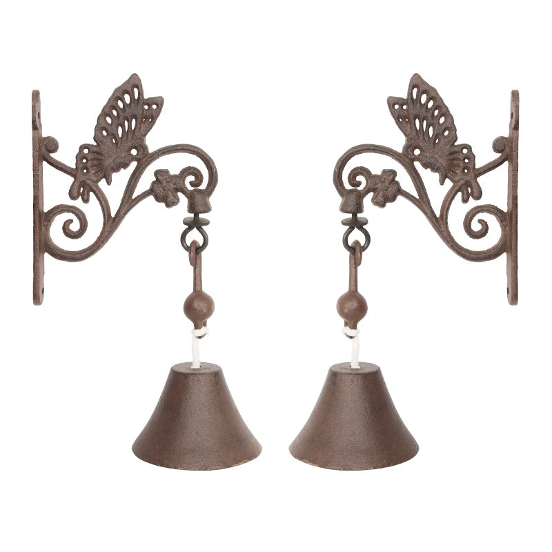Wholesale Butterfly Cast Iron Doorbell Outdoor Decoration