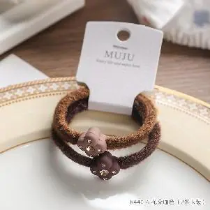 Plush Bear Hair Band Set: Add Adorable Warmth to Your Hairstyles