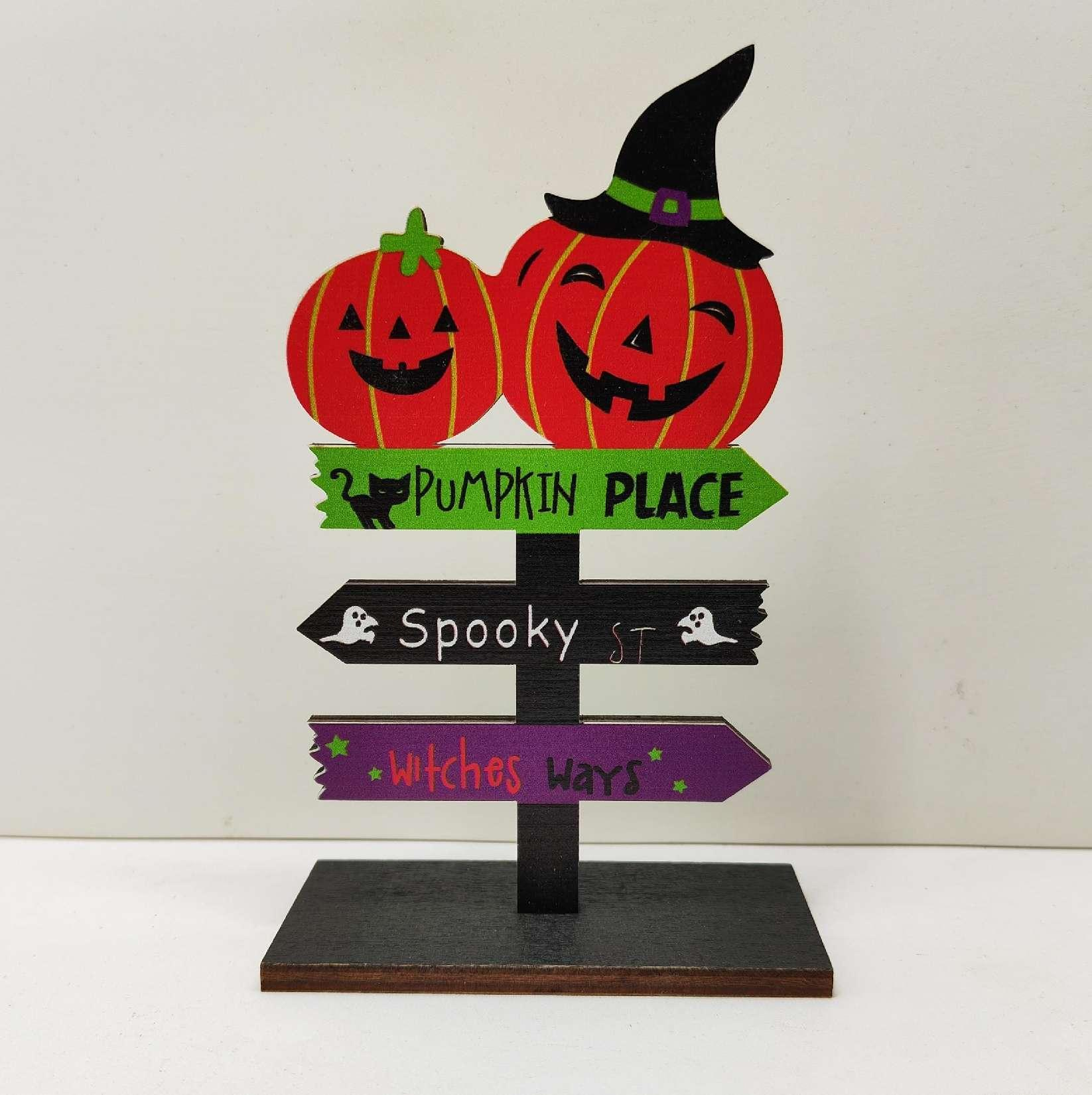 Top Seller Halloween Festival Wooden Ornament