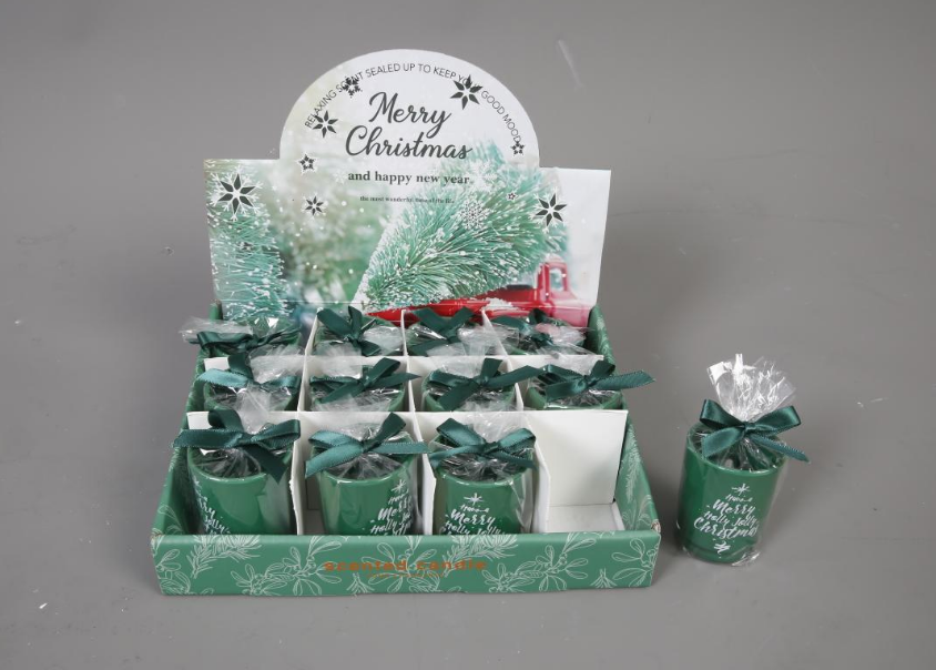 Top seller Christmas Green Series Scented Candles Gift Set For Christmas Decoration - Image 6