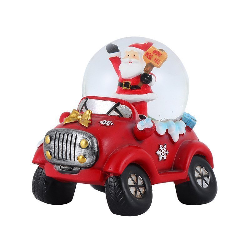 8 Songs Christmas Snow Water Globe