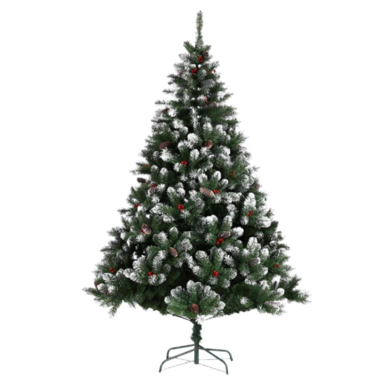 New Arrival Christmas Decoration Tree with Pine Cones and Red Berries from China